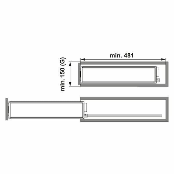 Hafele No.15 Şişelik Arena Style İkili Antrasit
