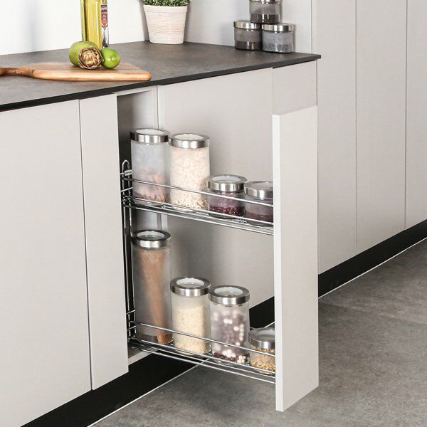 Hafele Nesta T.Altı Kiler,200Mm,G.Gri,Sağ