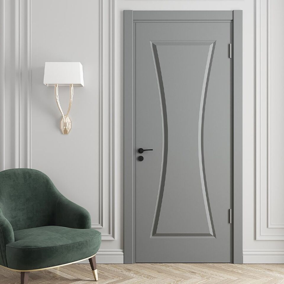 Teta Home Kartepe Amerikan Panel Kapı Oda - Gri - 77x203 - 14/17