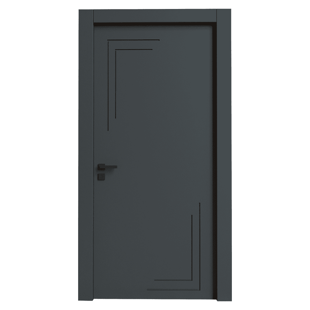 Teta Home T-6010 İç Oda Mdf Lake Kapı Oda - Antrasit - 77x203 - 10/13