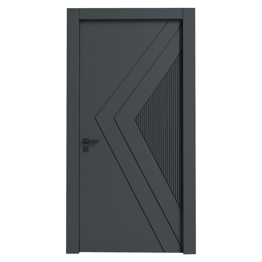 Teta Home L-8008 İç Oda Mdf Lake Kapı Antrasit - 77x203 - 18/21 - Oda