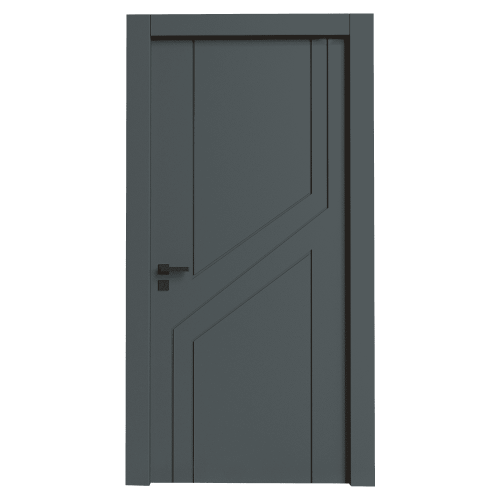 Teta Home T-6016 İç Oda Mdf Lake Kapı Antrasit - 77x203 - 10/13 - Oda