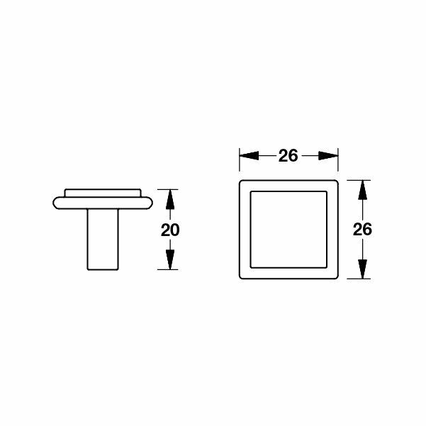 Hafele Düğme Kulp Dale Jr. Antik Bronz