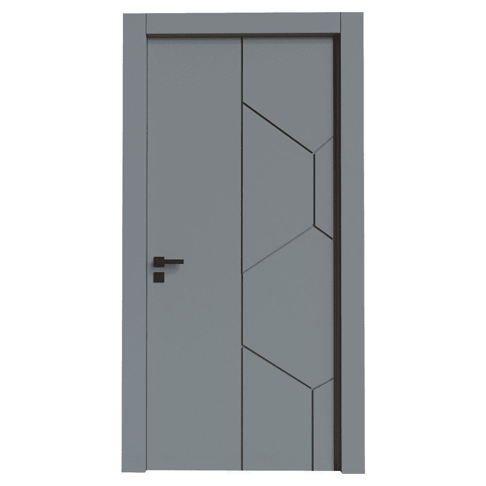 Teta Home T-6017 İç Oda Mdf Lake Kapı Sis gri - 77x203 - 14/17 - WC-Banyo