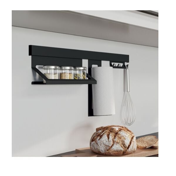 Hafele Adrıa Tezgah Arası Aksesuar Siyah 600mm (Stokta Yok)