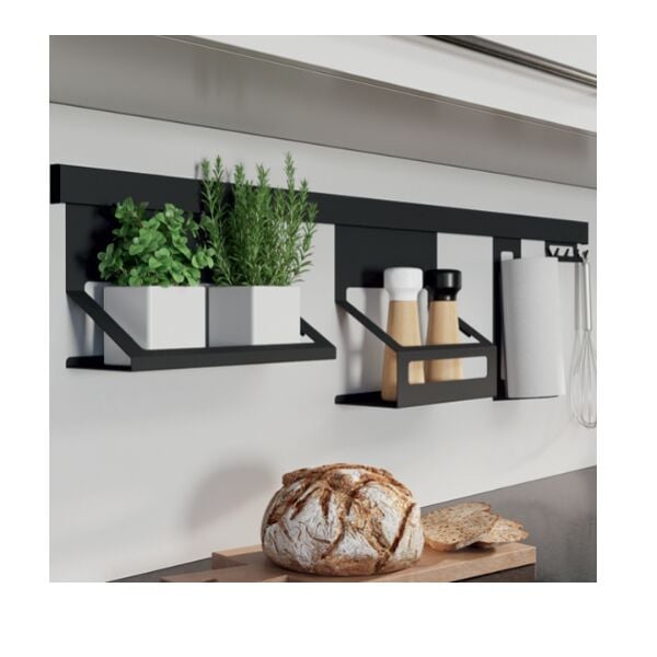 Hafele Adrıa Tezgah Arası Aksesuar Siyah 1200mm