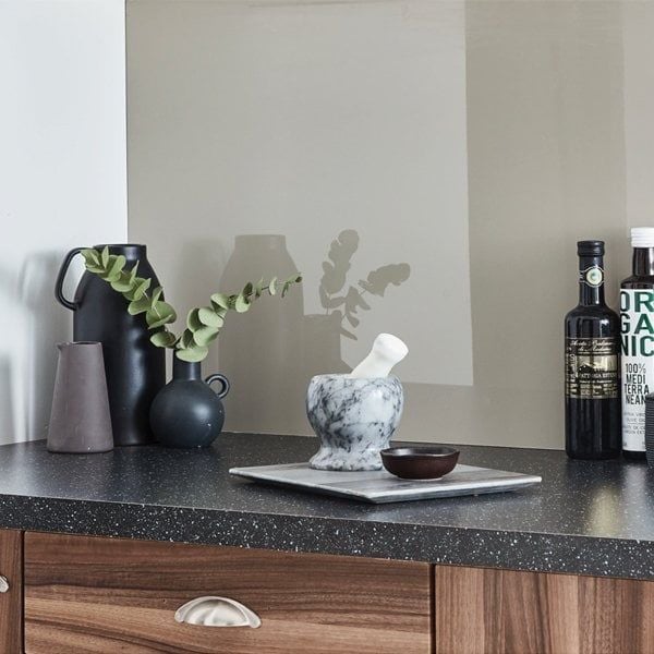 Hafele Mutfak Tezgah Arası Kaplama Arctic White/Sandy Steps