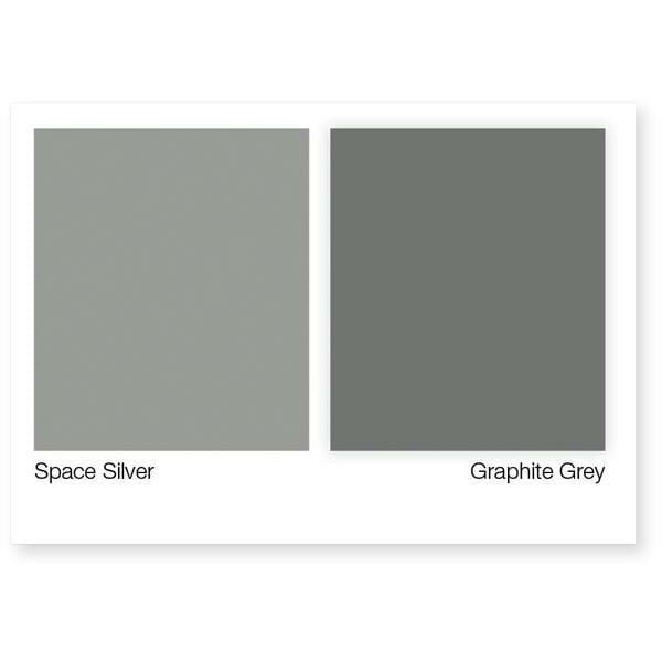 Hafele Mutfak Tezgah Arası Kaplama Graphite Grey/Space Silver