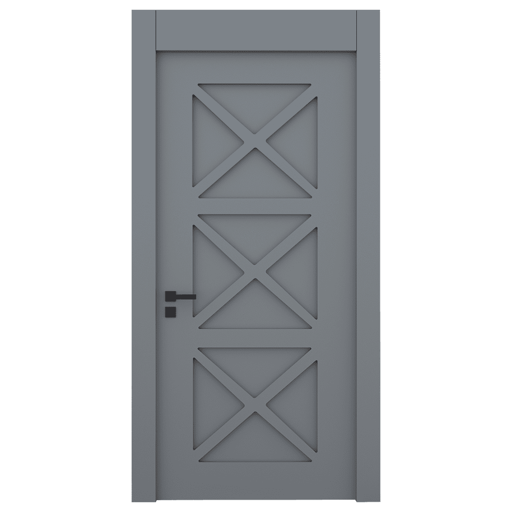 Teta Home L-8007 İç Oda Mdf Lake Kapı Gri - 87x203 - 14/17 - Oda