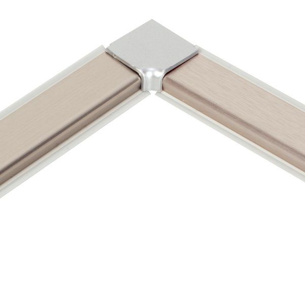 Hafele Süpürgelik 400cm, Mat Krom