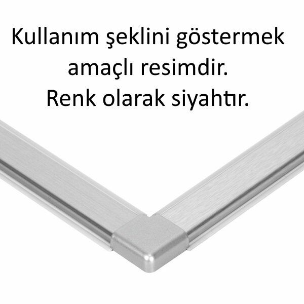 Hafele Süpürgelik 400cm, Mat Siyah
