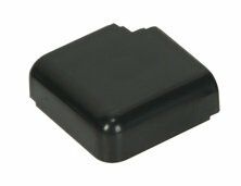 Hafele Süpürgelik Dış Köşe Elemanı, Mat Siyah