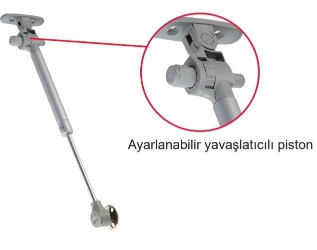 Hafele Notus Plus Gazlı Piston Frenli 60N