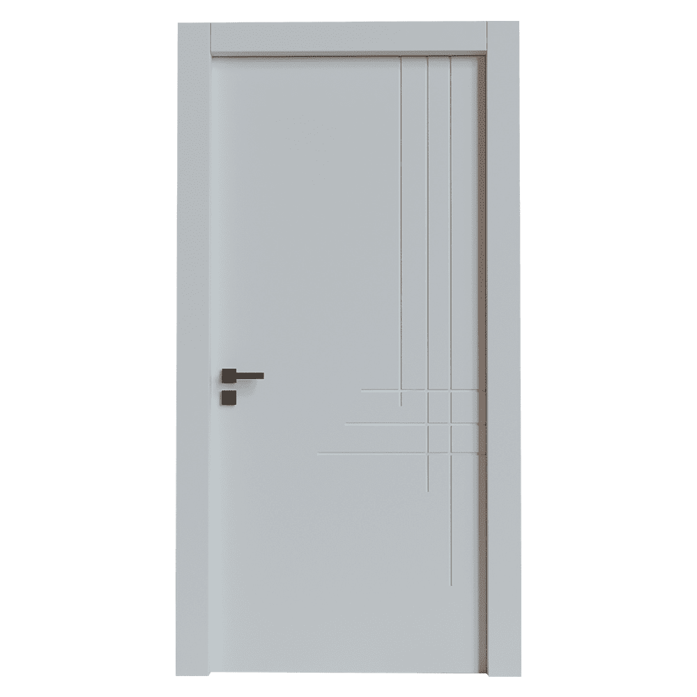 Teta Home T-6002 İç Oda Mdf Lake Kapı Beyaz - WC-Banyo - 87x203 - 10/13