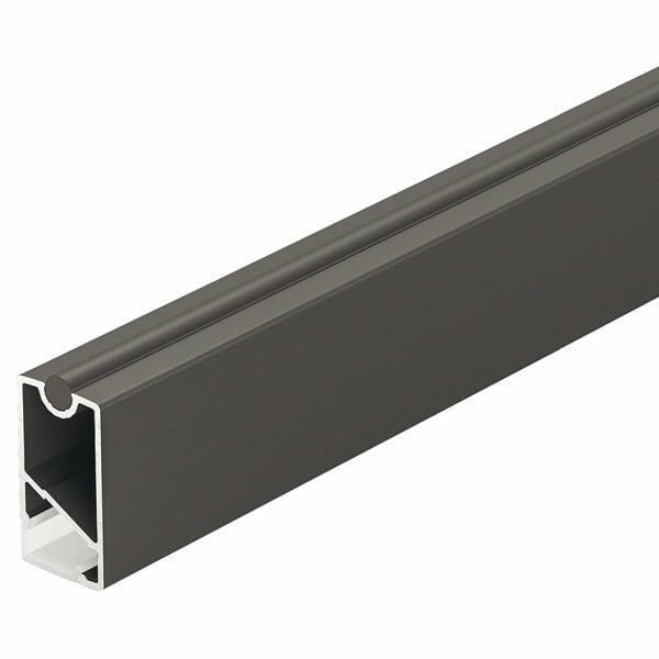 Hafele Profil 5104 Askı Borusu 2500mm, Antrasit Renk