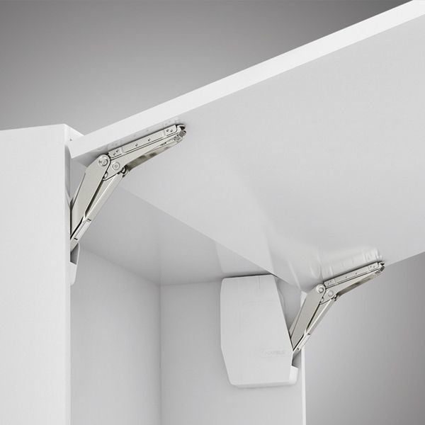 Hafele Free Flap 1.7 Makas Gövdesi B, Nikel Renk