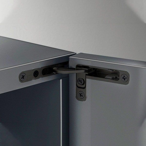 Hafele ORB Alt/üst Menteşe Seti, Bas-Aç, Siyah