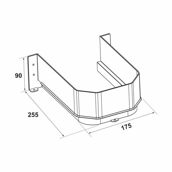 x Çekmece İçi Sifon Boşluk Kapaması, Beyaz Renk
