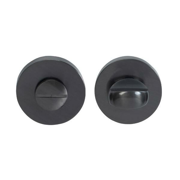 Hafele Yuvarlak Wc Kapı Kolu Rozeti, Antrasit Renk