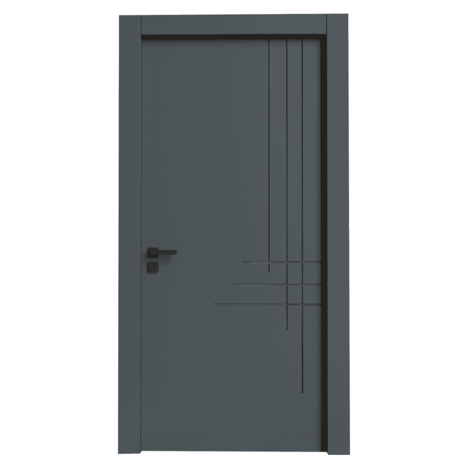 Teta Home T-6002 İç Oda Mdf Lake Kapı Antrasit - Oda - 77x203 - 10/13