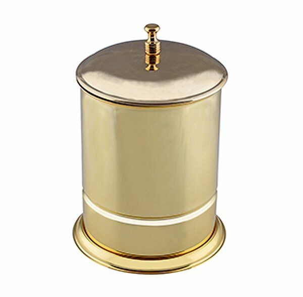 Hafele Çöp Kutusu Kapaklı Venere 5 Litre Parlak Pirinç Renk