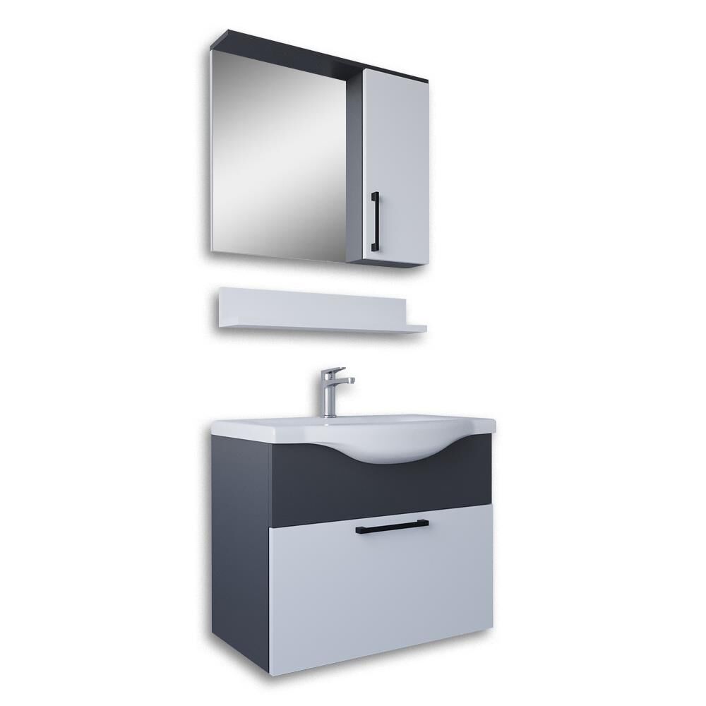 Teta Home Eko 65 cm MDF Banyo Dolabı Seti