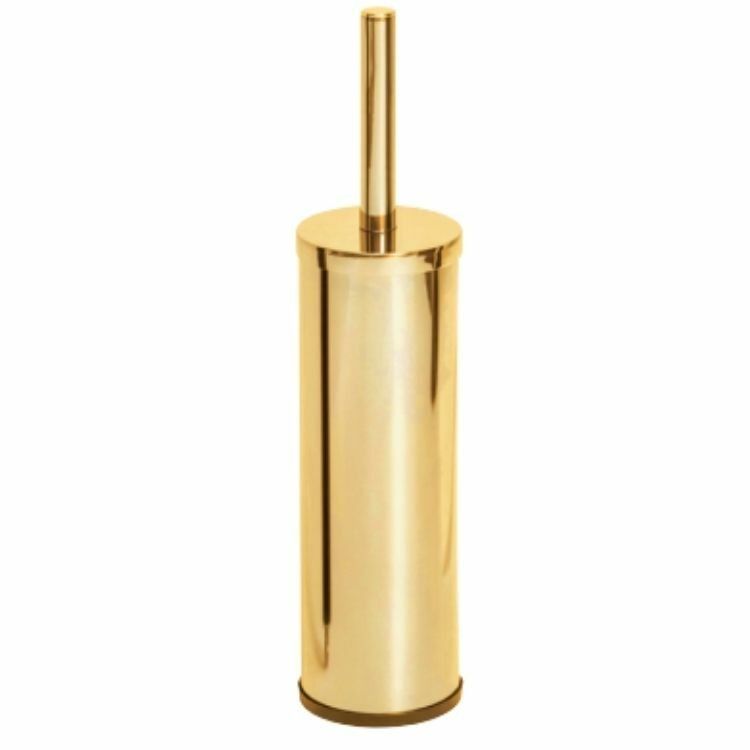 Hafele Stoy Tuvalet Fırçalığı Yerden Parlak Altın PVD