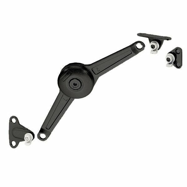 Hafele Duo Forte Makas Seti Euro Vidalı 37mm, Siyah Renk