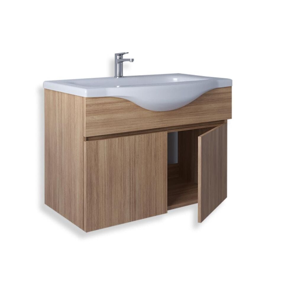 Teta Home Kahire 80 cm MDF Banyo Lavabolu Alt Dolap