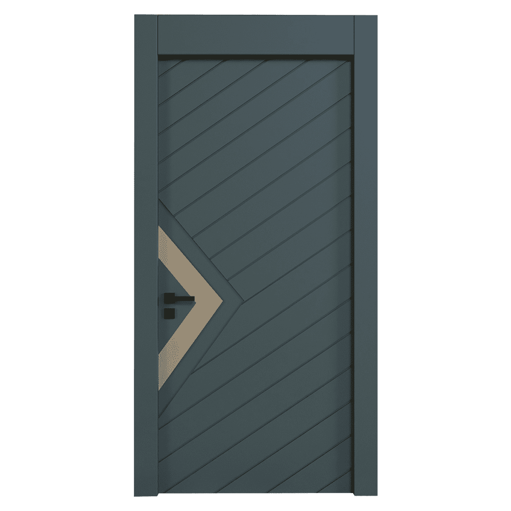 Teta Home L-8005 İç Oda Mdf Lake Kapı Antrasit - 77x203 - 18/21 - WC-Banyo