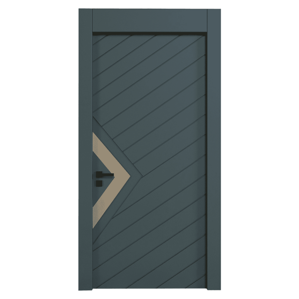 Teta Home L-8005 İç Oda Mdf Lake Kapı Antrasit - 77x203 - 18/21 - WC-Banyo