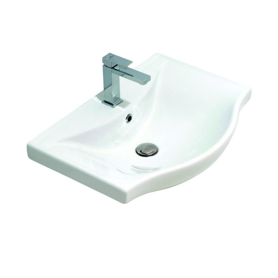 Teta Home Kahire 80 cm MDF Banyo Lavabolu Alt Dolap Atlantik Çam