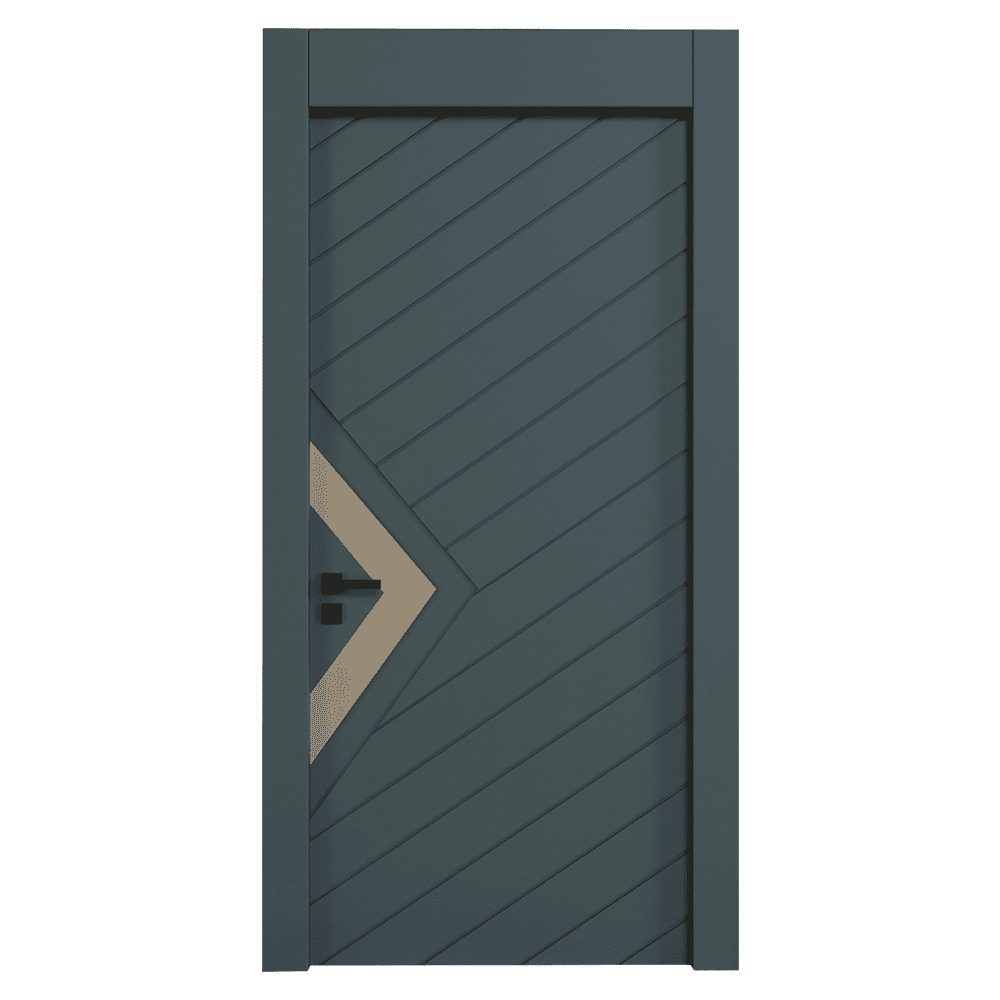 Teta Home L-8005 İç Oda Mdf Lake Kapı Antrasit - 77x203 - 10/13 - Oda