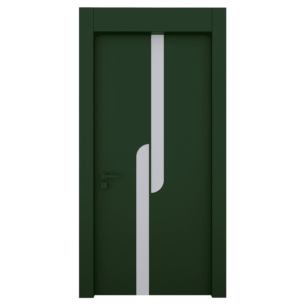 Teta Home L-8006 İç Oda Mdf Lake Kapı Yeşil - 87x203 - 14/17 - WC-Banyo