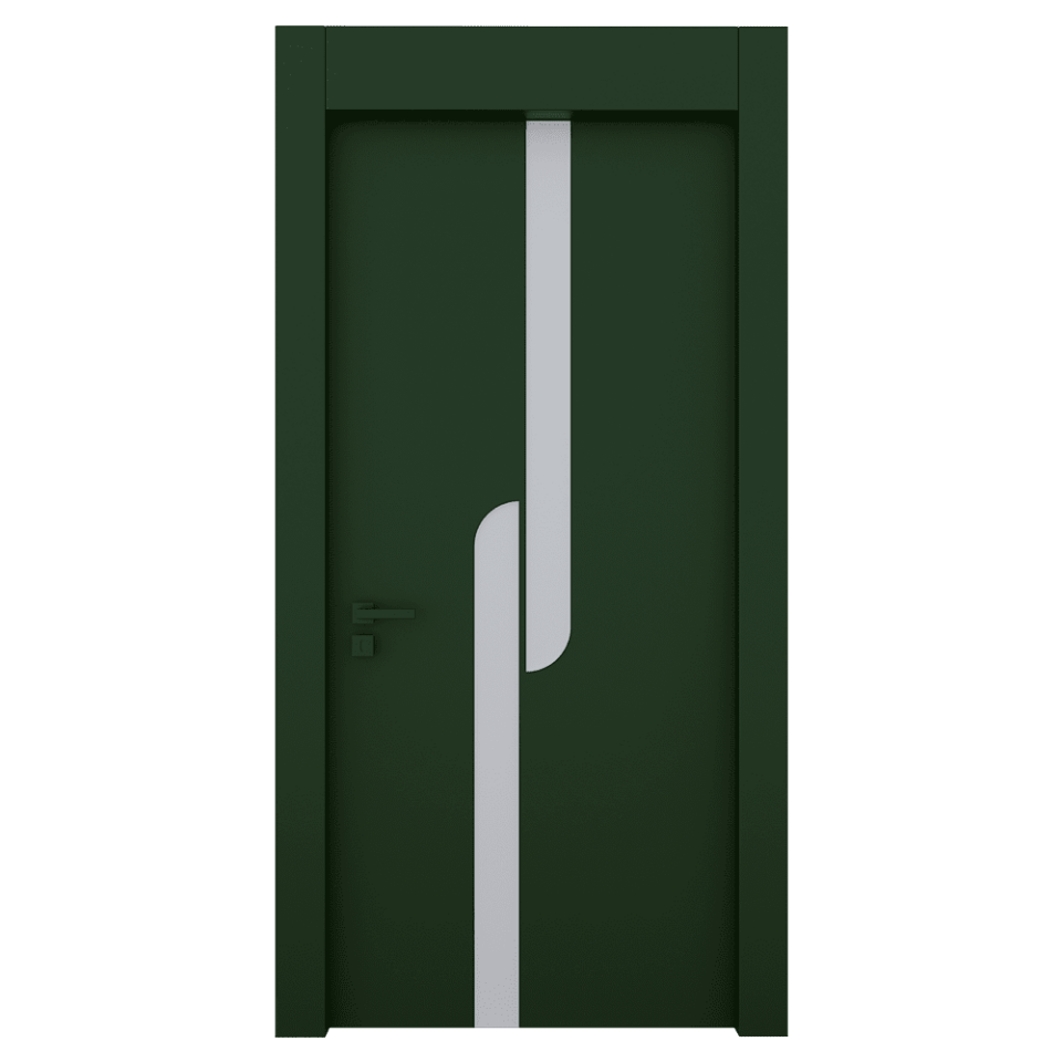 Teta Home L-8006 İç Oda Mdf Lake Kapı Yeşil - 87x203 - 14/17 - WC-Banyo