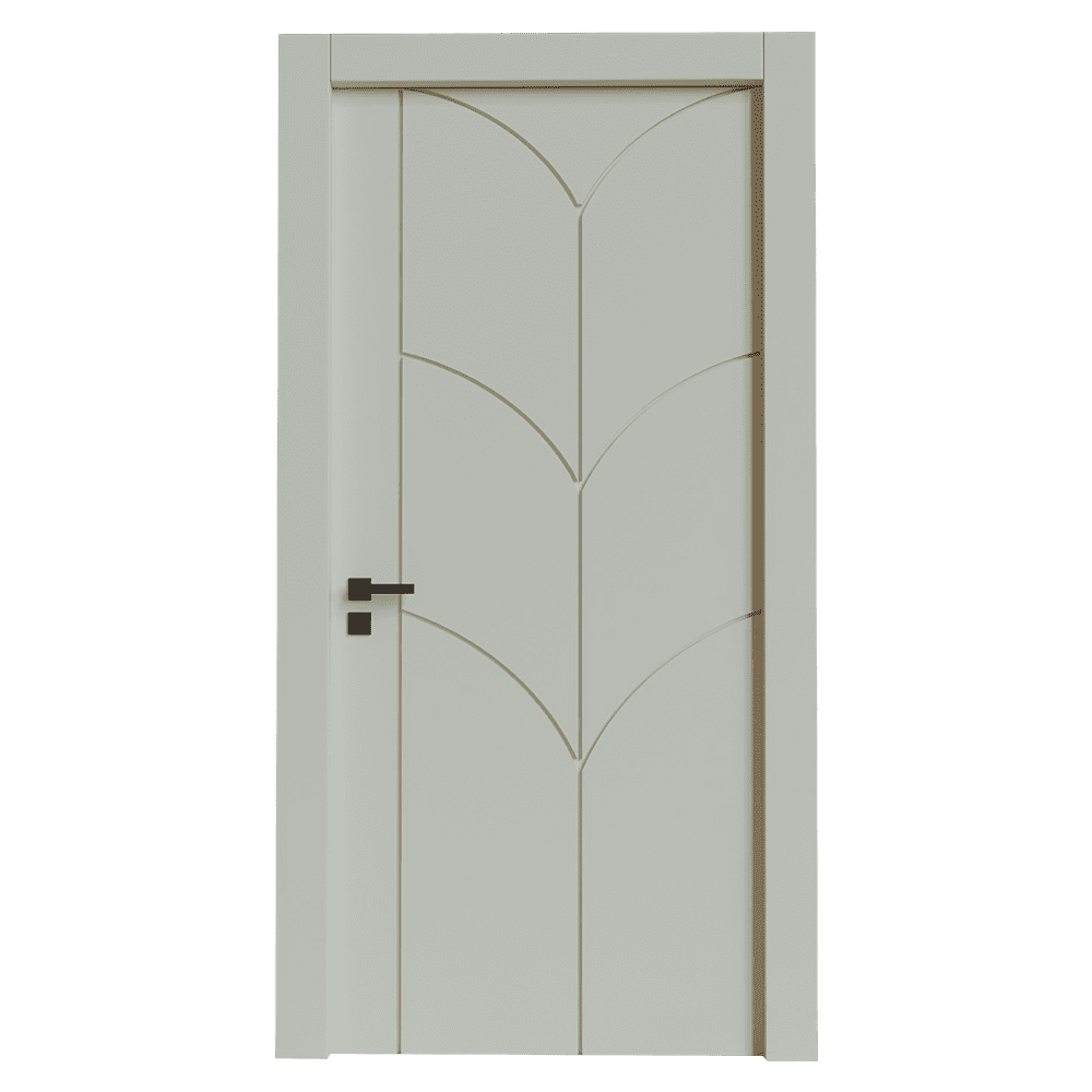 Teta Home T-6001 İç Oda Mdf Lake Kapı Krem - WC-Banyo - 87x203 - 10/13