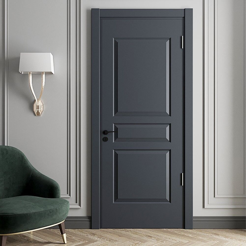 Teta Home Bolu Amerikan Panel Kapı Oda - Antrasit - 77x203 - 18/21