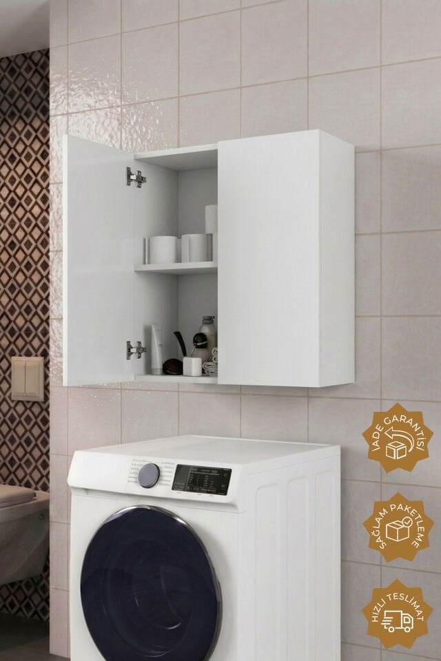 Teta Home 2 Kapaklı Çok Amaçlı Dolap