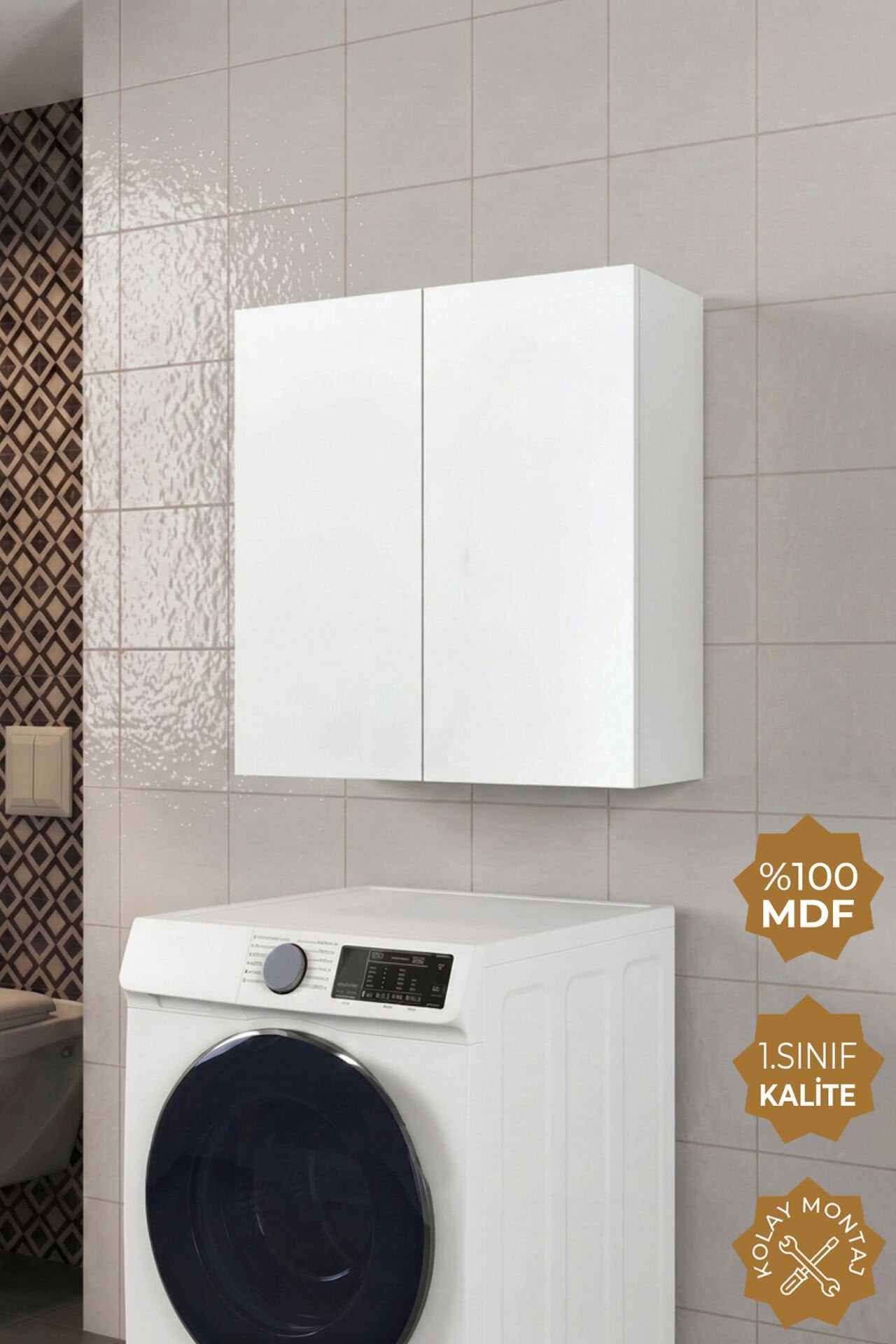 Teta Home 2 Kapaklı Çok Amaçlı Dolap