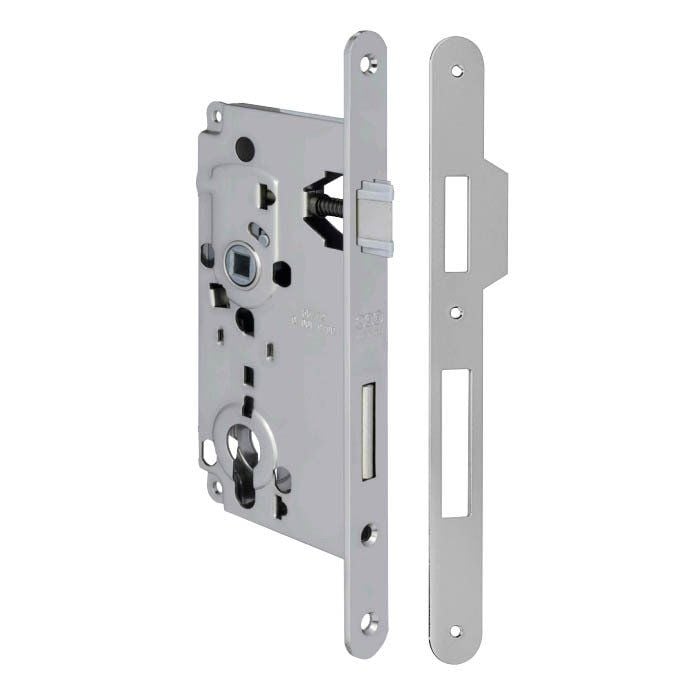 Hafele Barelli Gömme Kilit 50/20mm, Parlak Krom Renk