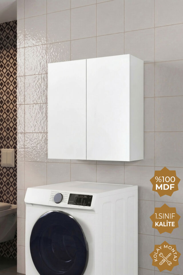 Teta Home 2 Kapaklı Çok Amaçlı Dolap Beyaz