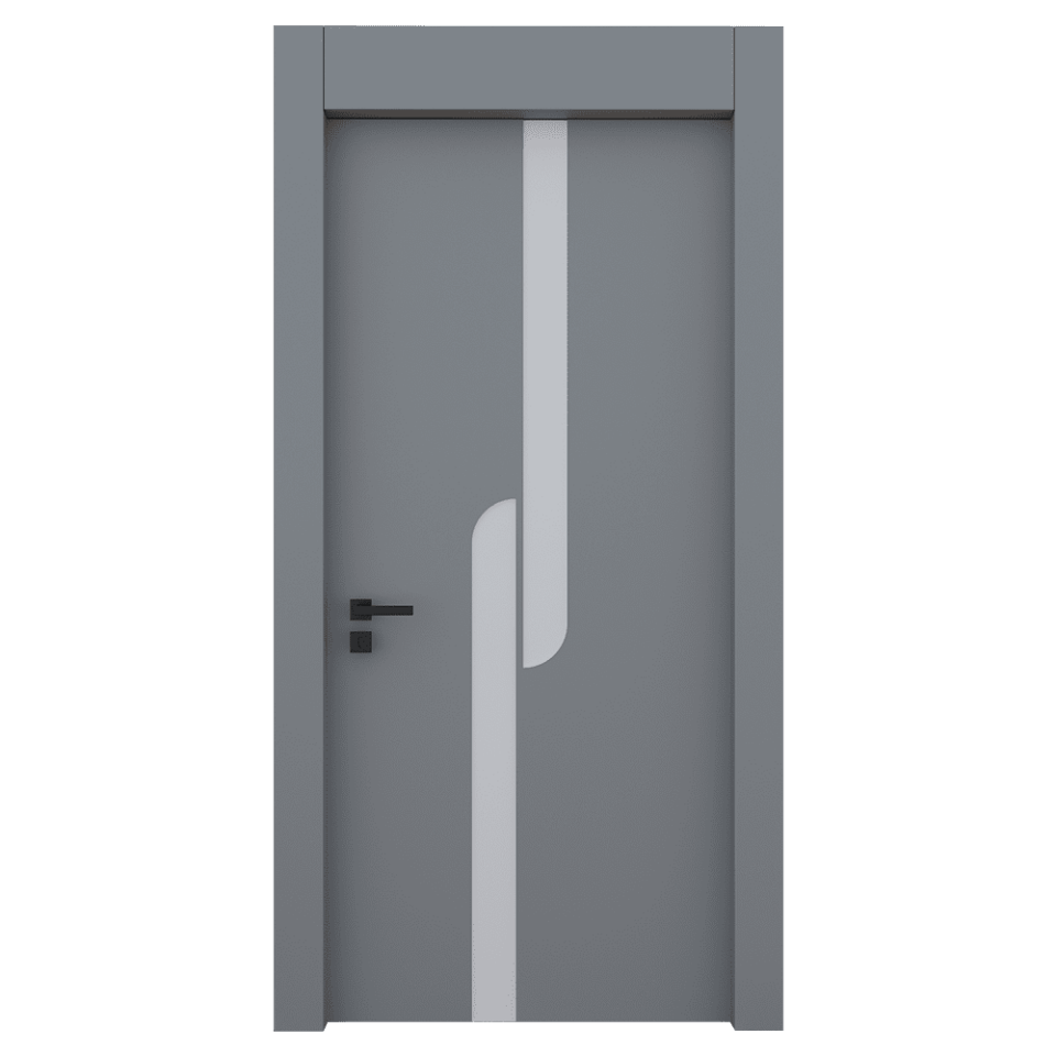 Teta Home L-8006 İç Oda Mdf Lake Kapı Gri - 77x203 - 18/21 - WC-Banyo