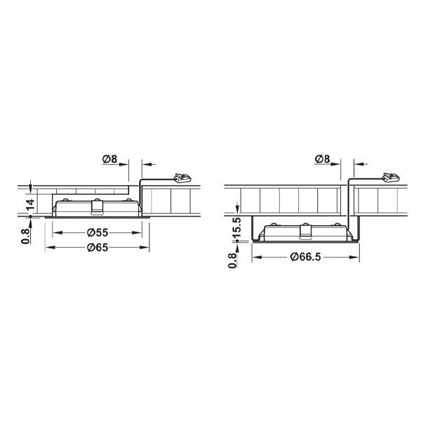 Hafele Led2047 Spot 12V/3W/3000K, Siyah Renk