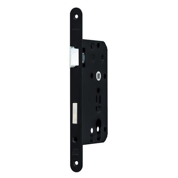 Hafele Gömme Kilit Barelli Tipi 55/18mm, Sağ Yönlü Mat Siyah Renk