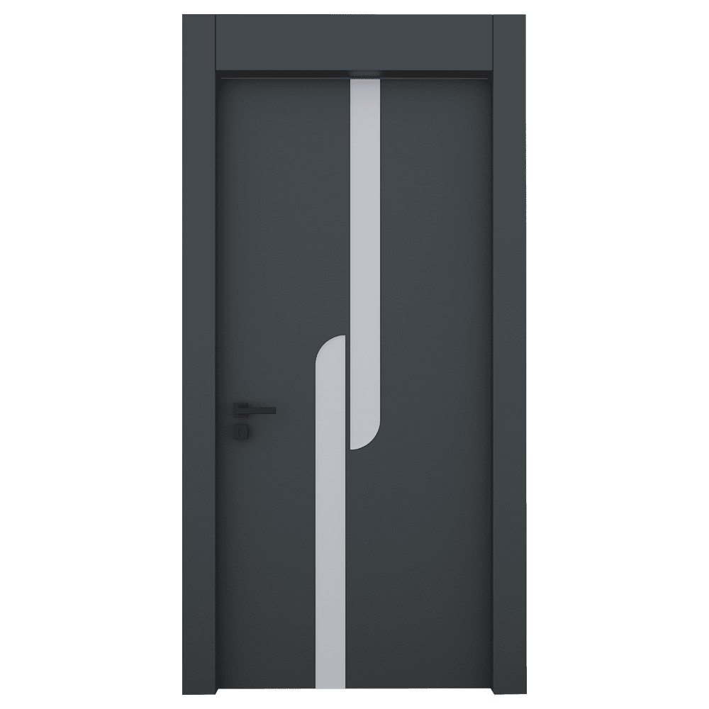 Teta Home L-8006 İç Oda Mdf Lake Kapı Antrasit - 87x203 - 10/13 - Oda