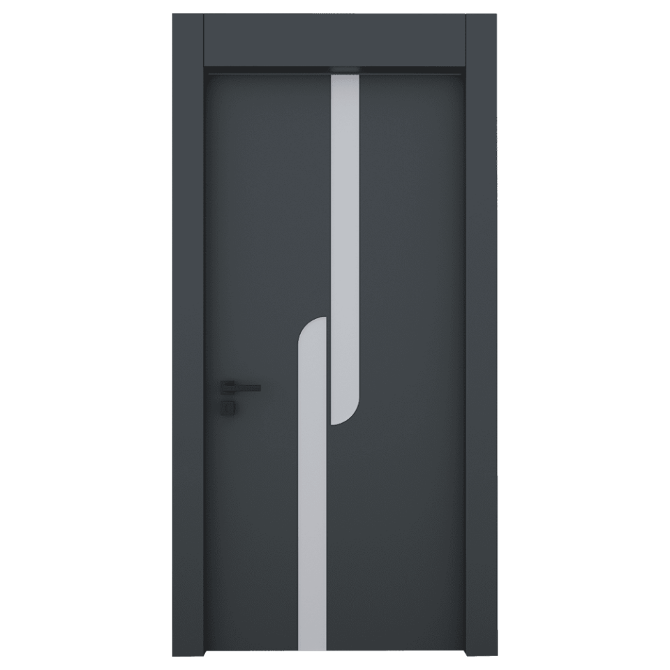 Teta Home L-8006 İç Oda Mdf Lake Kapı Antrasit - 87x203 - 10/13 - Oda