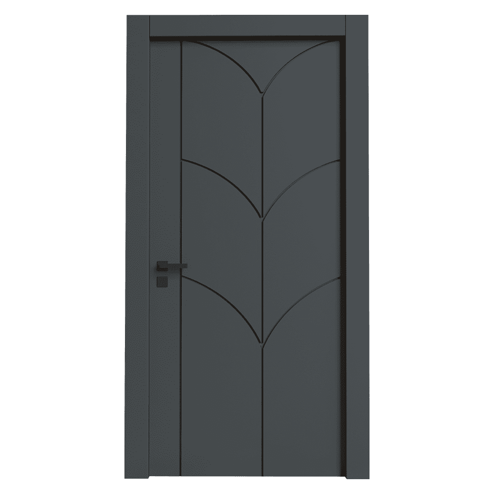 Teta Home T-6001 İç Oda Mdf Lake Kapı Antrasit - WC-Banyo - 87x203 - 18/21