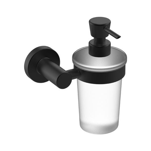 Hafele Sıvı Sabunluk Ozo Duvara Monte Mat Siyah Renk