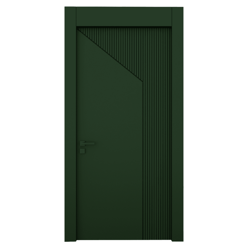 Teta Home L-8003 İç Oda Mdf Lake Kapı Yeşil - 87x203 - 14/17 - Oda