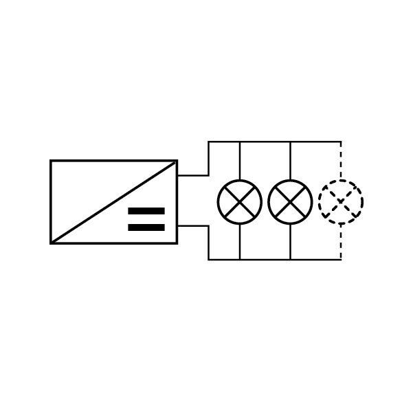 Hafele LED Sürücü 12V/60W Plastik Siyah Renk